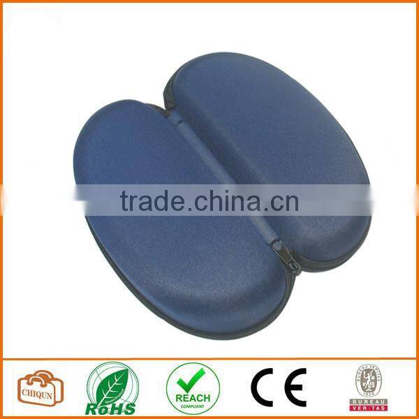 2015 New Eva Zippered Hard Eyeglasses Box Case Bag Dark Blue Chiqun Dongguan