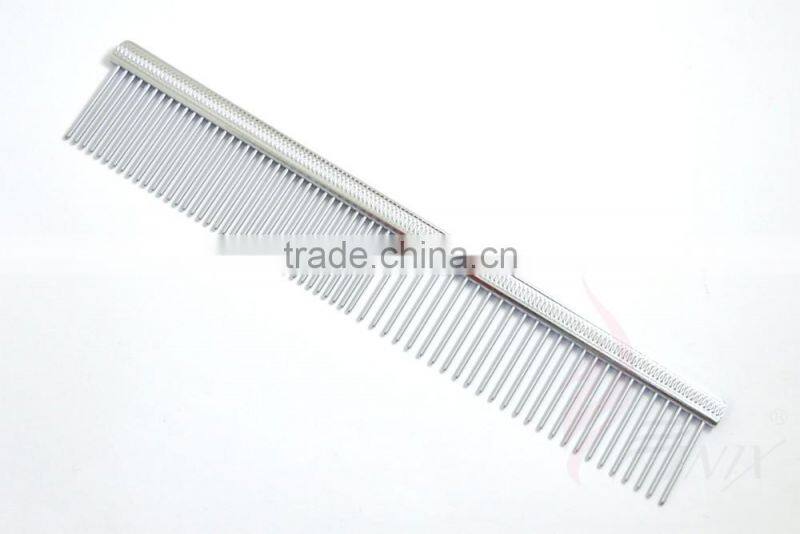 Bronze Engraved Spine Handle Professional Pet Grooming Comb