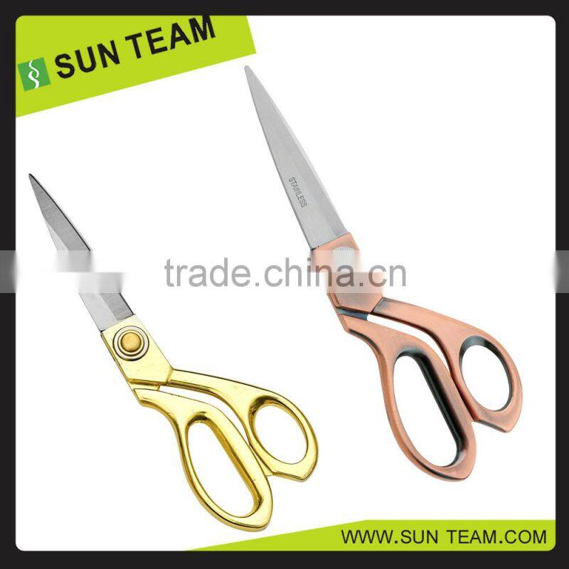 ST008 8" Beautiful Stainless steel embroidery gold scissors to cut fabric