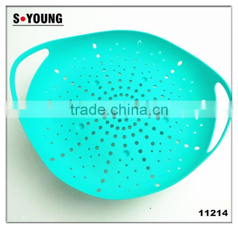 11214 Silicone fruit Vegetable Steamer Basket