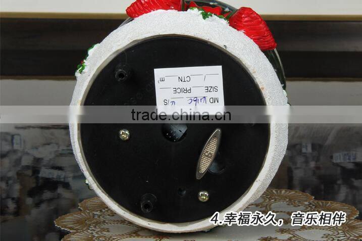 Hot Sale christmas snow Gifts globe musical christmas snow globe