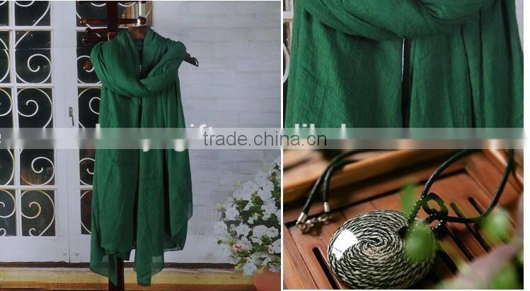 Hot Sale New Arrival Autumn Winter Artesanato Women Scarves Fashion Lengthen Cotton Scarves Warm Solid Scarf