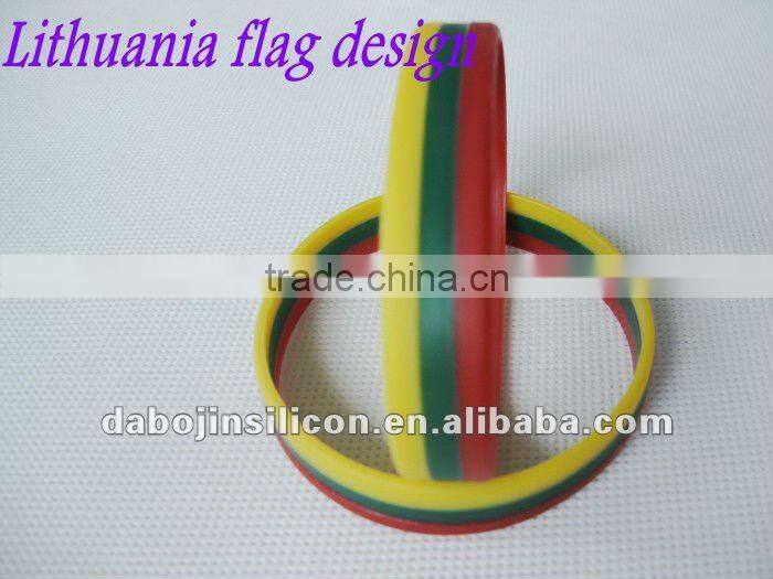 America flag silicone bracelet