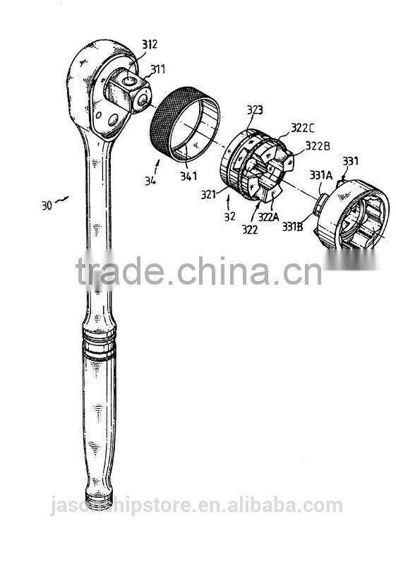 Marine Wholesale All Sizes Ratchet Socket Wrench