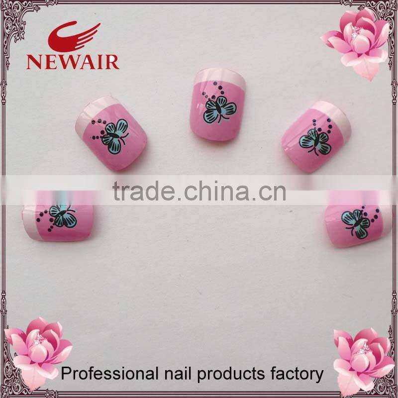 Newair cute children little miss false fingernail tips