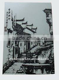 wood home decor (leafs)