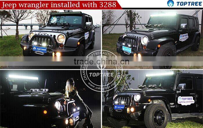 Double row jeep jk wrangler 50 inch led light bar 288w offroad bull bar led light bar