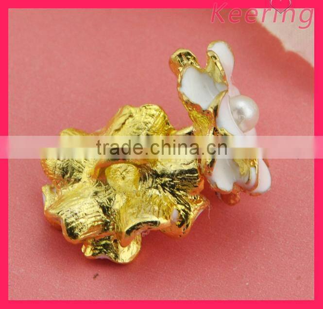 push snap plastic rhinestone button switch badge button WBK-1289