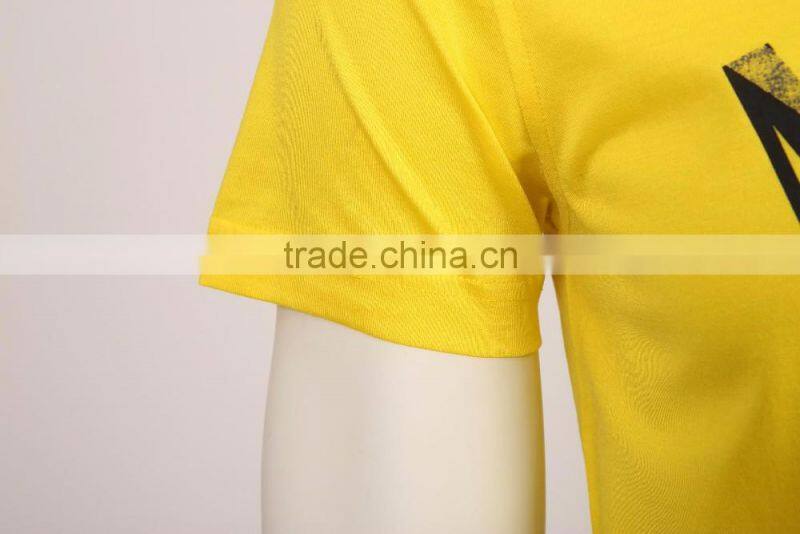 mens fashion design cotton plain bright t shirt