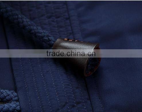 Custom warm fur-collar windproof jacket unisex parka cotton padded men winter jacket