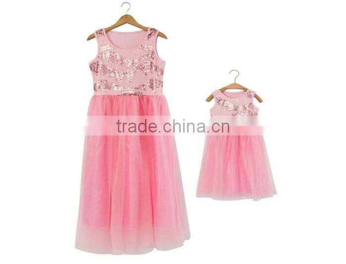 Mother and daughter skirt,modal cotton,fashion design,cross stripe.