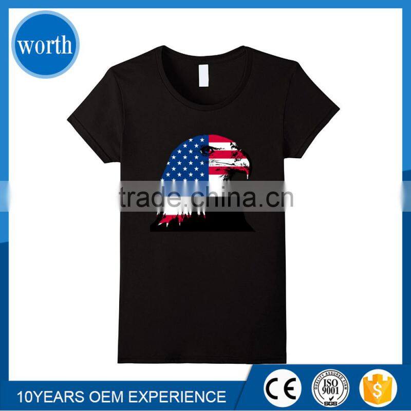 Cutom t-shirt with cute printing OEM service based in China