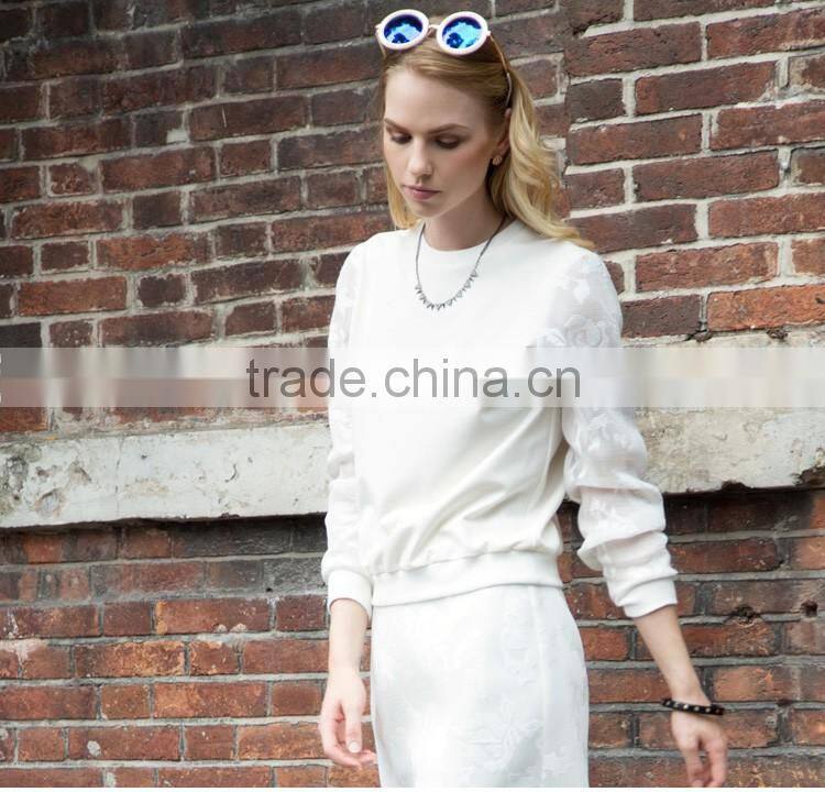 Maxnegio women autumn casual designer lace coat 100% polyester coat women