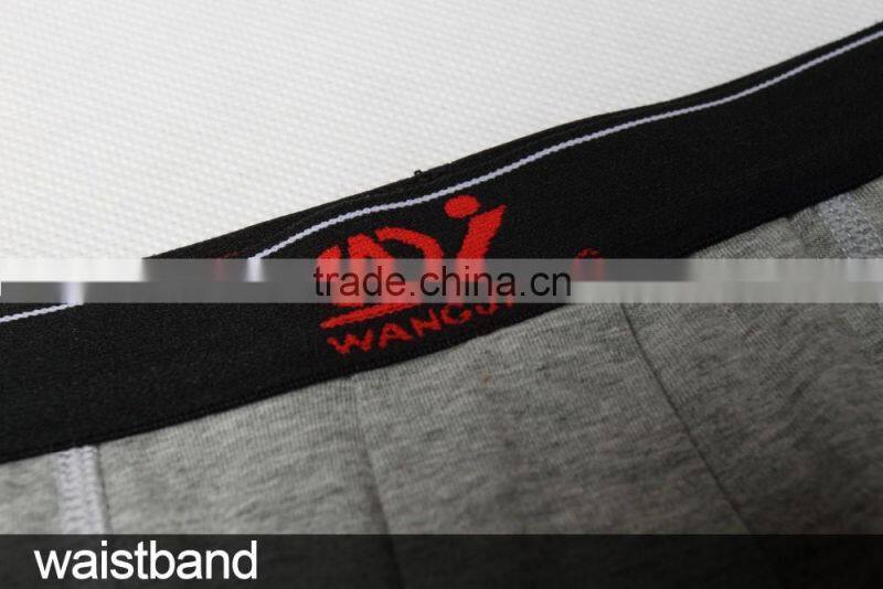 WJ boxer 95% cotton manufacture man underwear hot sale