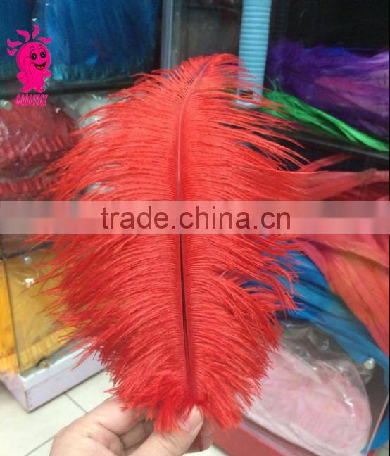 Wholesale fashion multicolor decotation ostrich feather for party and wedding