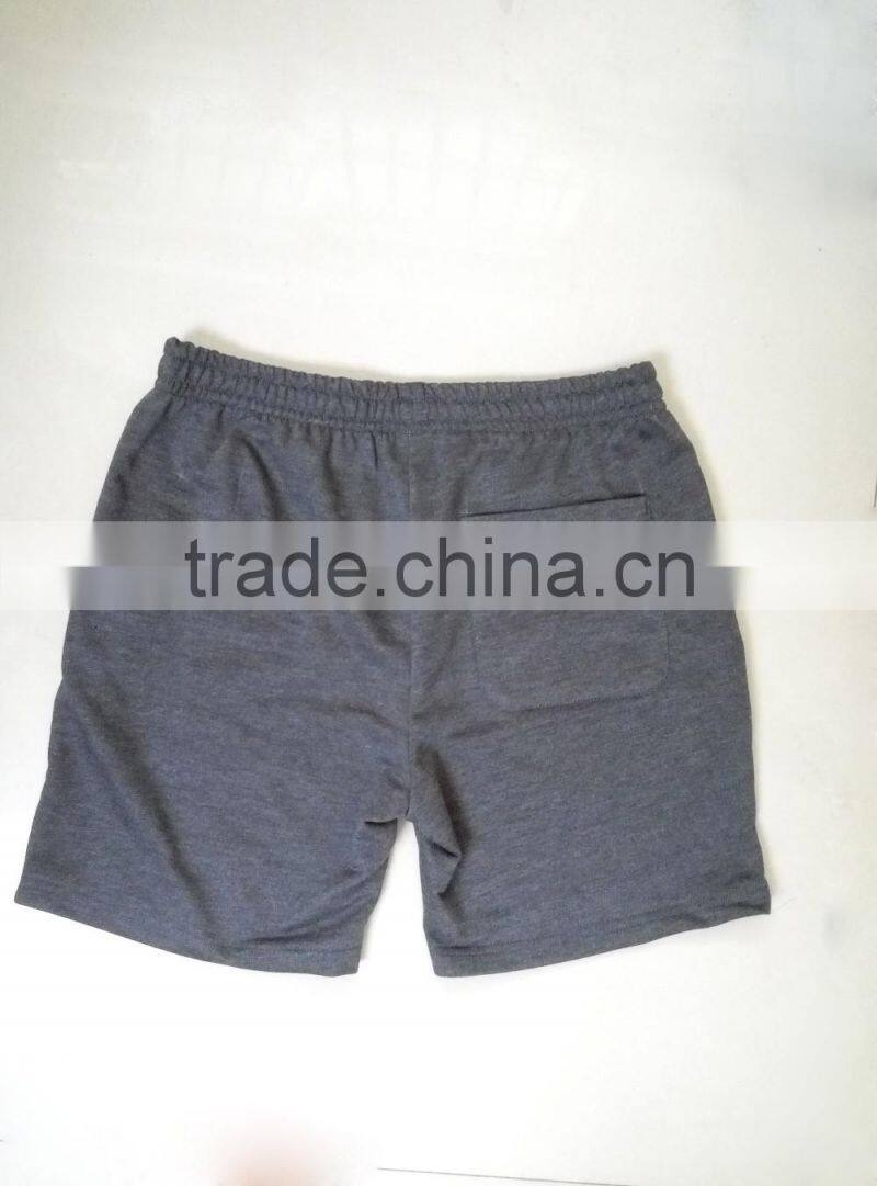 Wholesale plain gym shorts fitness sweat shorts for men