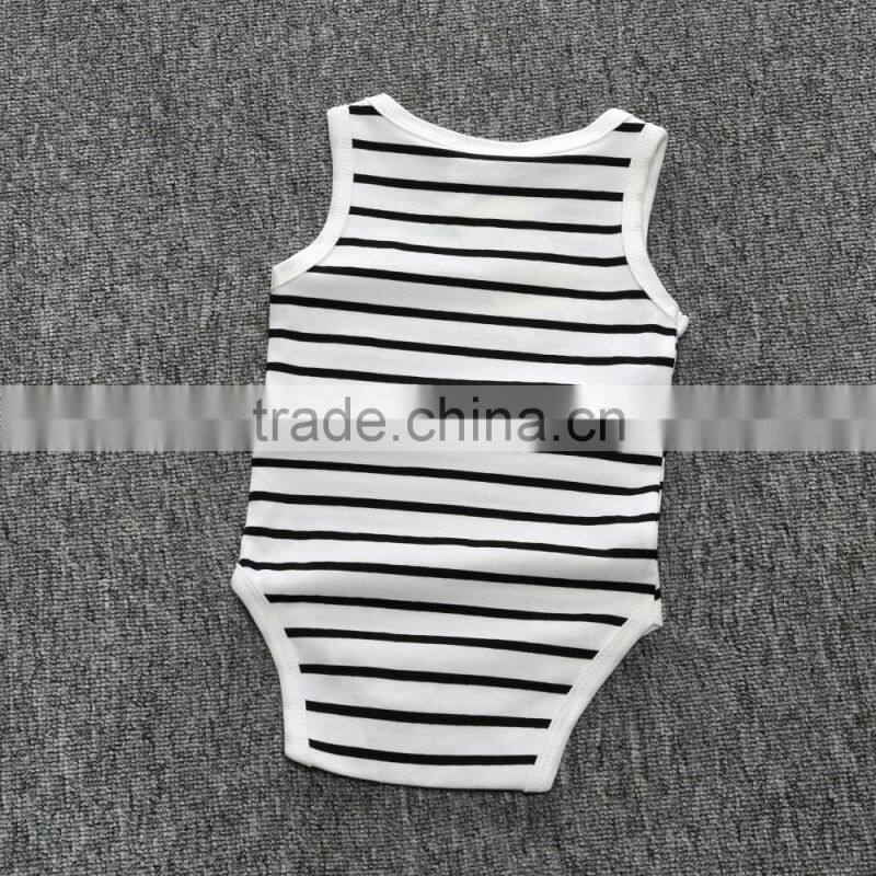 High Quality Baby Kids Online Clothing Store Plain Check White Rompers