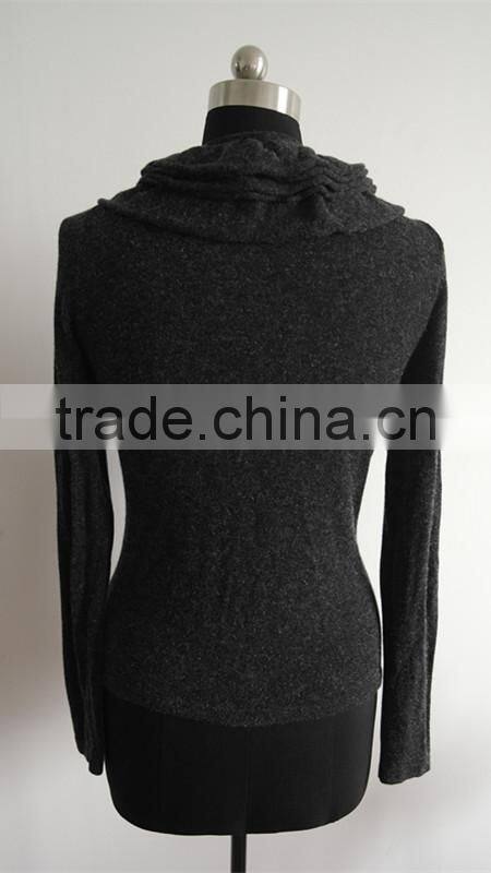 Fashion ladies lacy/lace knitted cardigan sweater