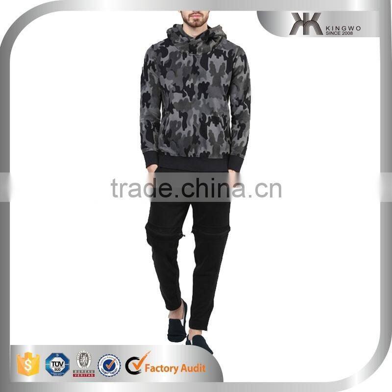 Men Harem Black Zip Mesh Knee Design HIp Hop Running pants