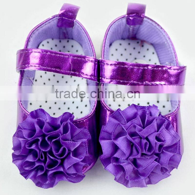 Big Flower Decorative Stylish Newborn Girls Crib Shoes Baby Girl Shoes Toddlers Soft Shoes