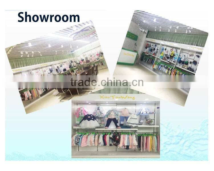 2017 new style lovely pink girl cotton dress scooping wave dress