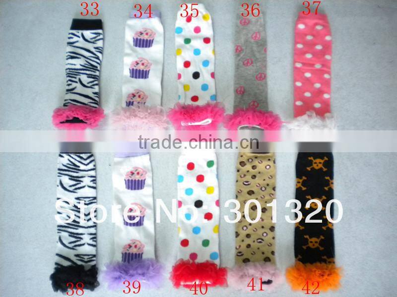 Plain baby leg warmer blank baby leg warmer