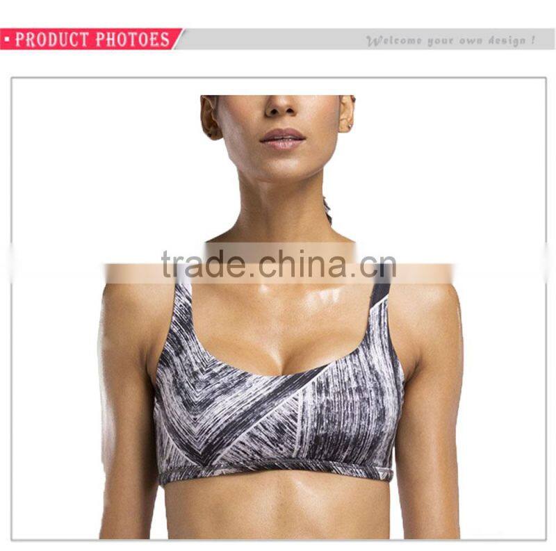 Cheap Hot Sale Print Madam Underwear Camo Yoga Sports Bra Custom