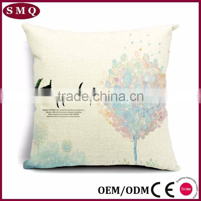 45*45 plain square custom pillow cover