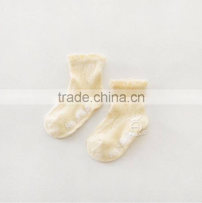 cute baby cotton socks, silicone print baby socks