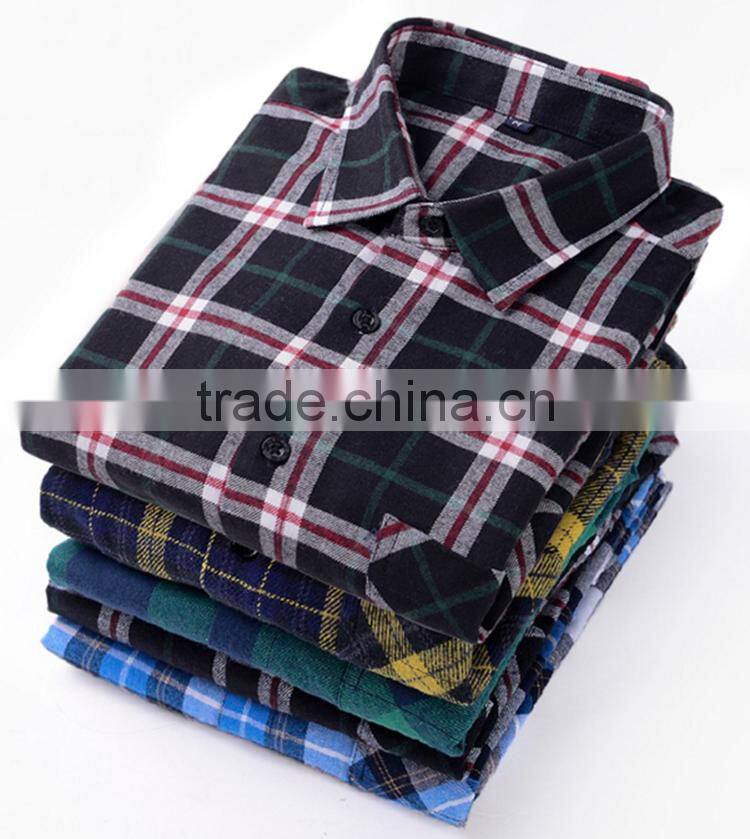 flannel shirt for men clothes new fashion causal shirt for men 100% cotton boys fancy shirts