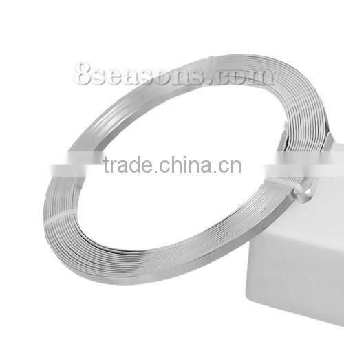 String Materials Silver Plated Aluminum Beading Wire Thread Cord