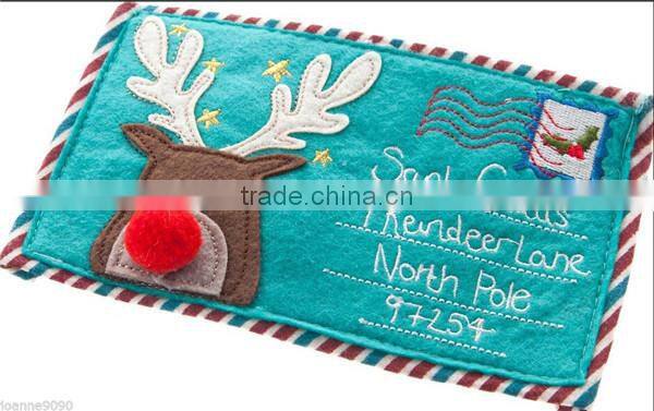 Christmas Purse Letter To Santa, Felt Gift Present For Childrens, Unique Christmas Letters