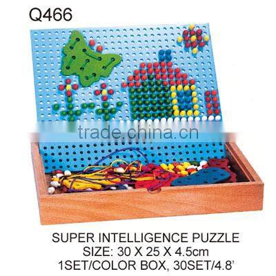 Plastic Connecting Educational Big Pegs And Peg Board Game