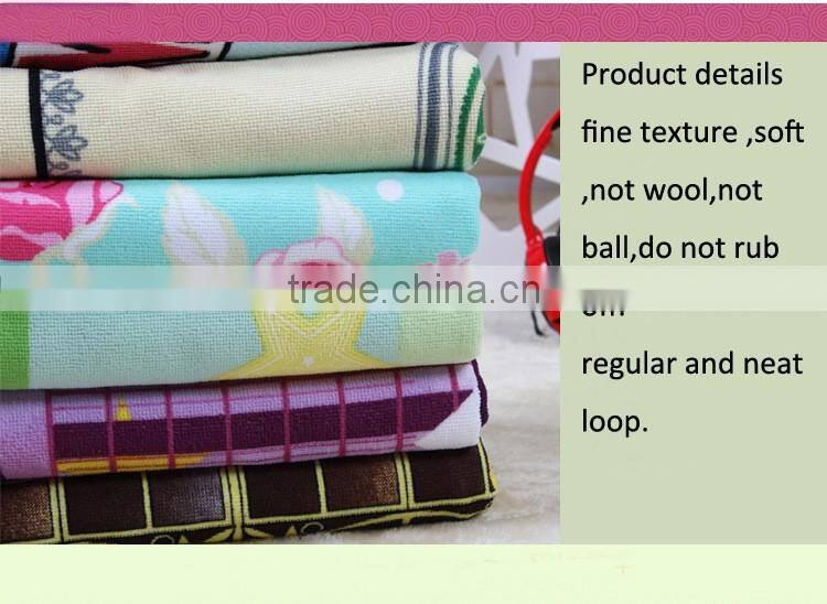 Micro fibre travel towel beach printed custom logo