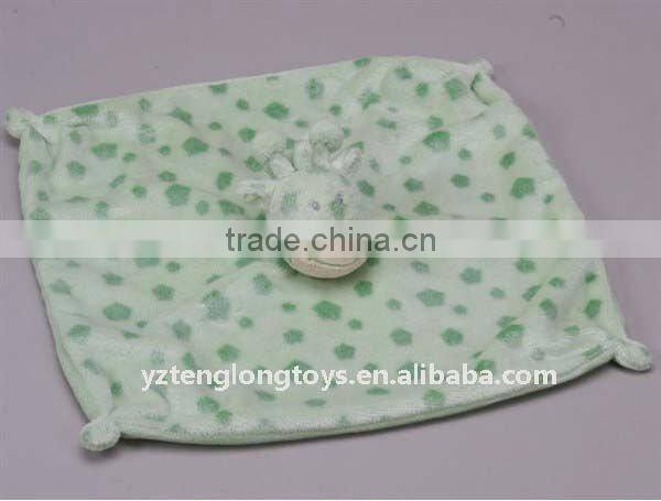 Stuffed Blue Elephant Blanket 12 Inch Plush Spotties