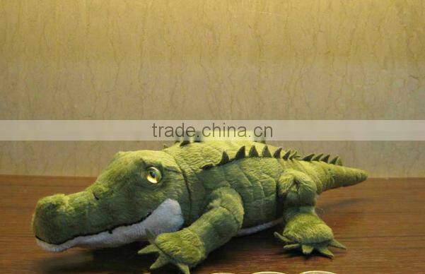 Custom design lifelike toy plush Alligator toy realistic crocodile toy