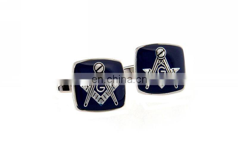 Customer's design printed resin cufflinks gold plated enamel jewelry high quality cufflinks free shipping