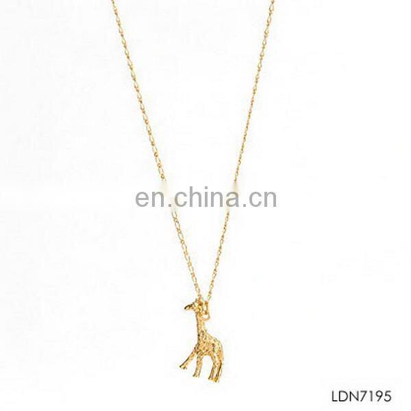 Delicate letter B M N deer antler pendant necklace jewelry