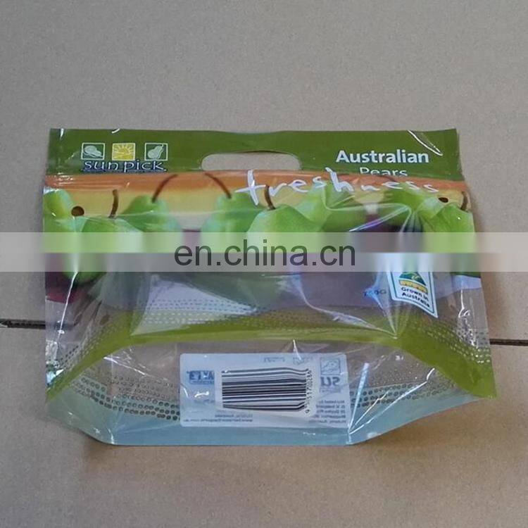 Stock top zip plastic bag/round bottom plastic transparence food packaging bag/stand up pouch bag for food