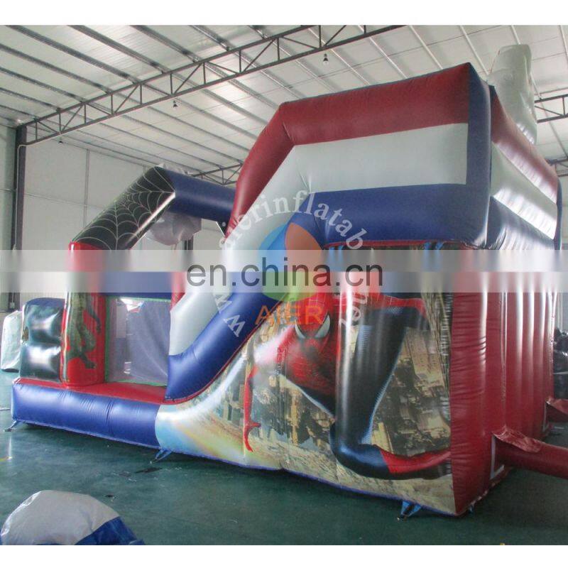 New Design the boy High big inflatable slide for sale,bouncy castle with slide