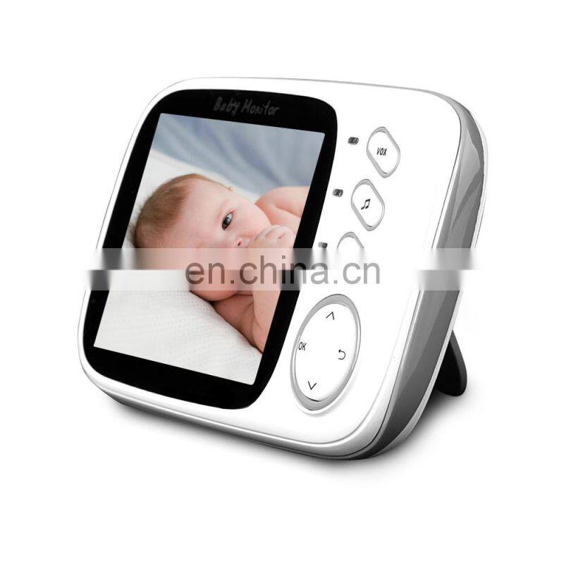 New Arrival 3.2 Inch Wireless Baby Monitor Digital Screen Smart Camera Support Night Vision Intercom Temperature Showing and l