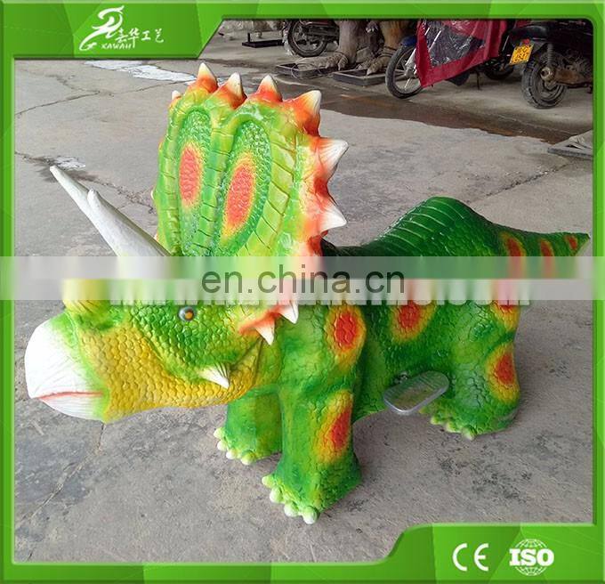 Dinosaur Scooter Coin Operated Kids Ride Machine For Sale