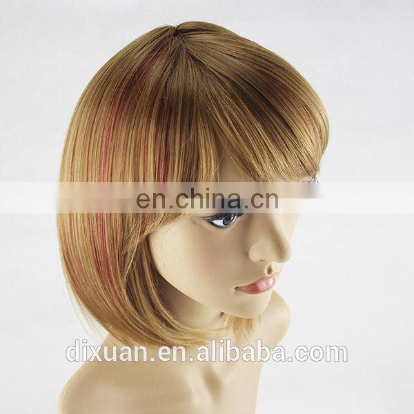7A Hot short bob cut wigs with baby hair glueless virgin brazilian short full lace human hair wigs