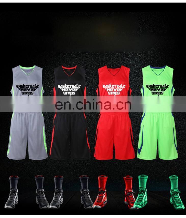 2016 wholesale blank best basketball jersey design blue color