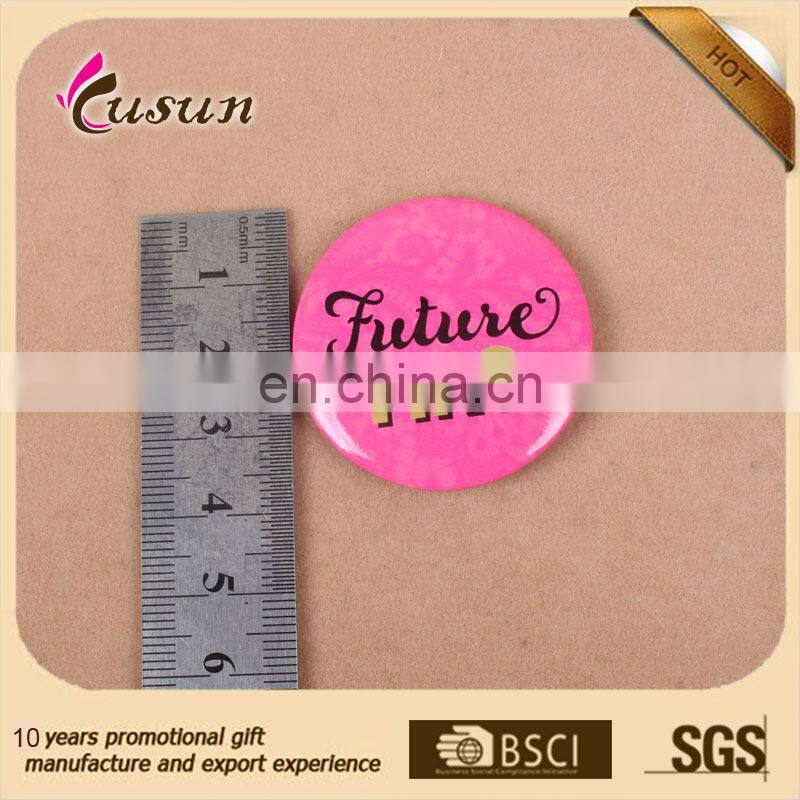 Customized Security Pin Round Metal Button Badge