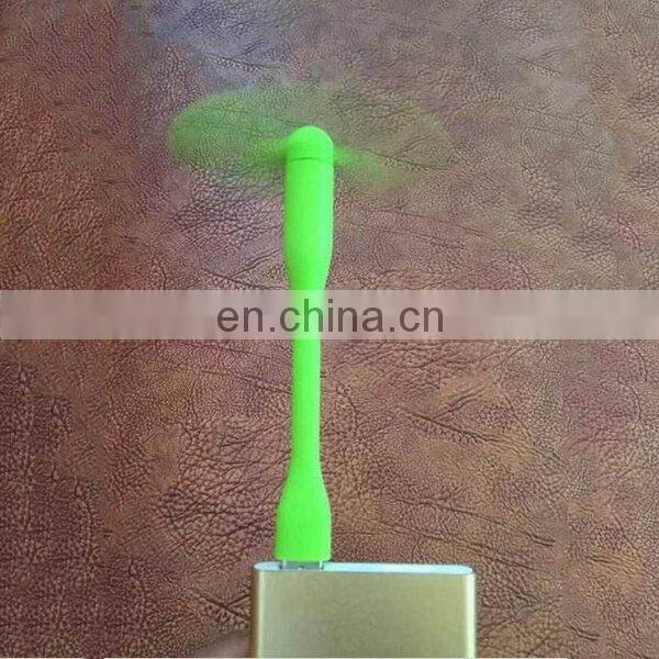 Flexible USB Mini Fan Portable USB Fan with Strong Wind