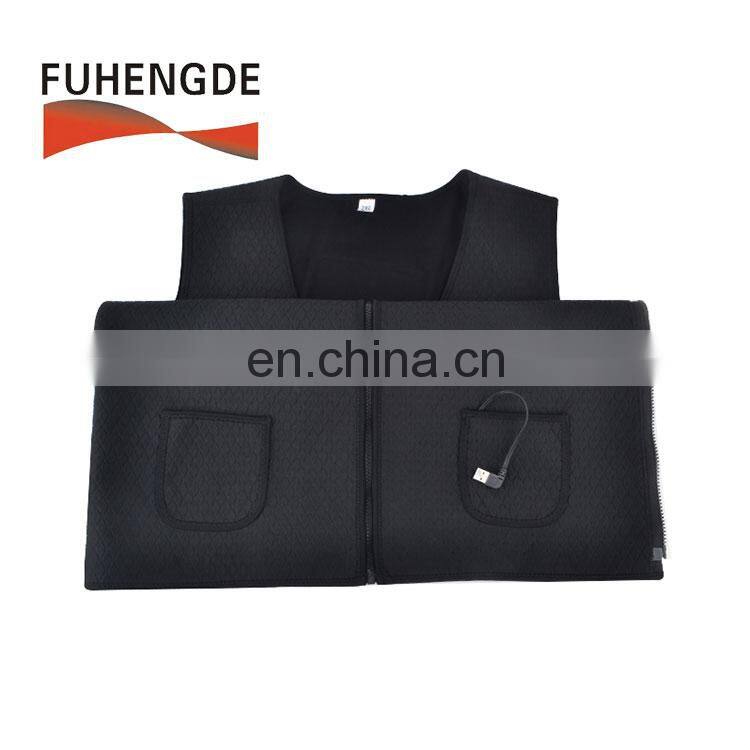 Men Women Electric Battery Powered Heated Vest Rechargeable Waterproof Heat Insulate Heating Vest for Sports Outdoors