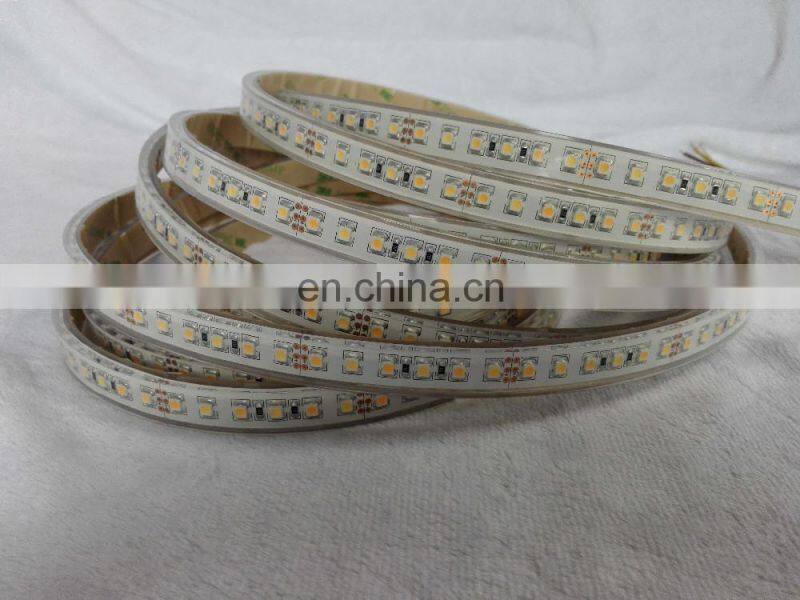 3528 bi-color smd led tape light double color led strip waterproof for outdoor lighting