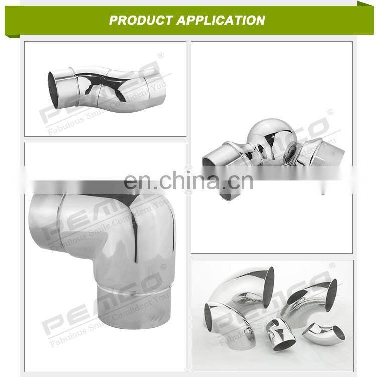 Mirror or Satin Pipe Elbow Pemco 90 Degree Stainless steel elbow for Staircase Railing