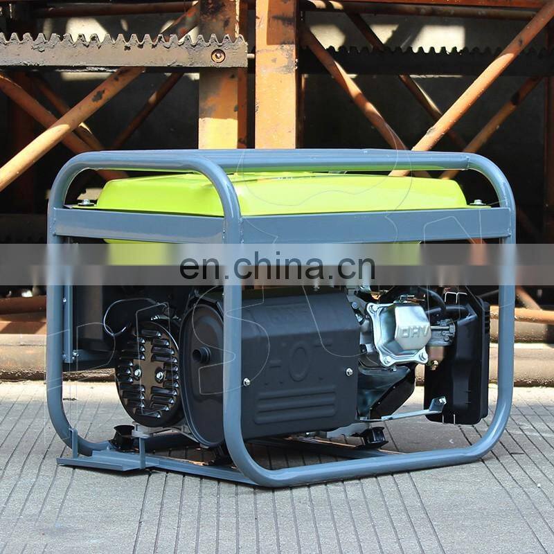 BISON CHINA TaiZhou Air Cooled Engine Key Start 2.5 Kva Kw Petrol Generator 2.5kw electric generator